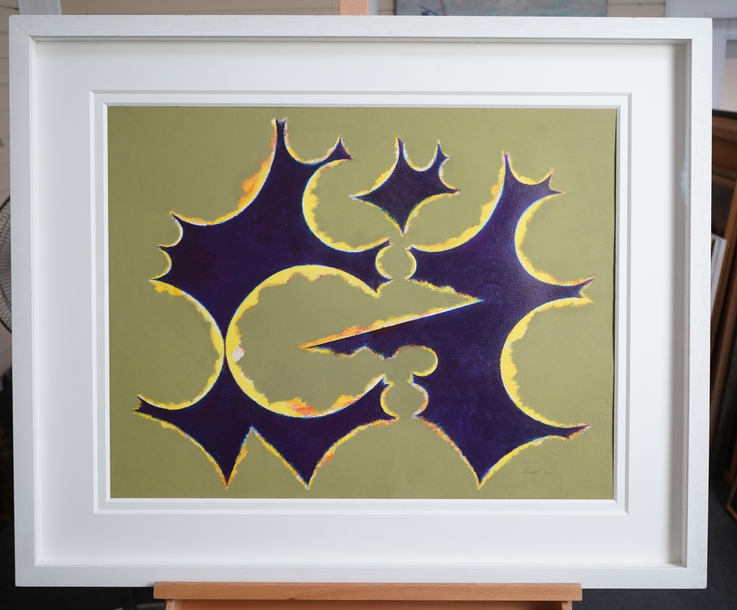 William Gear RA RBSA, (1915-1997), 'Couple, April 1975'